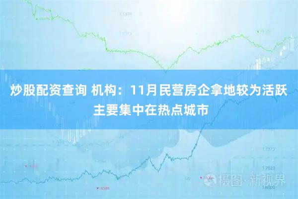 炒股配资查询 机构：11月民营房企拿地较为活跃 主要集中在热点城市